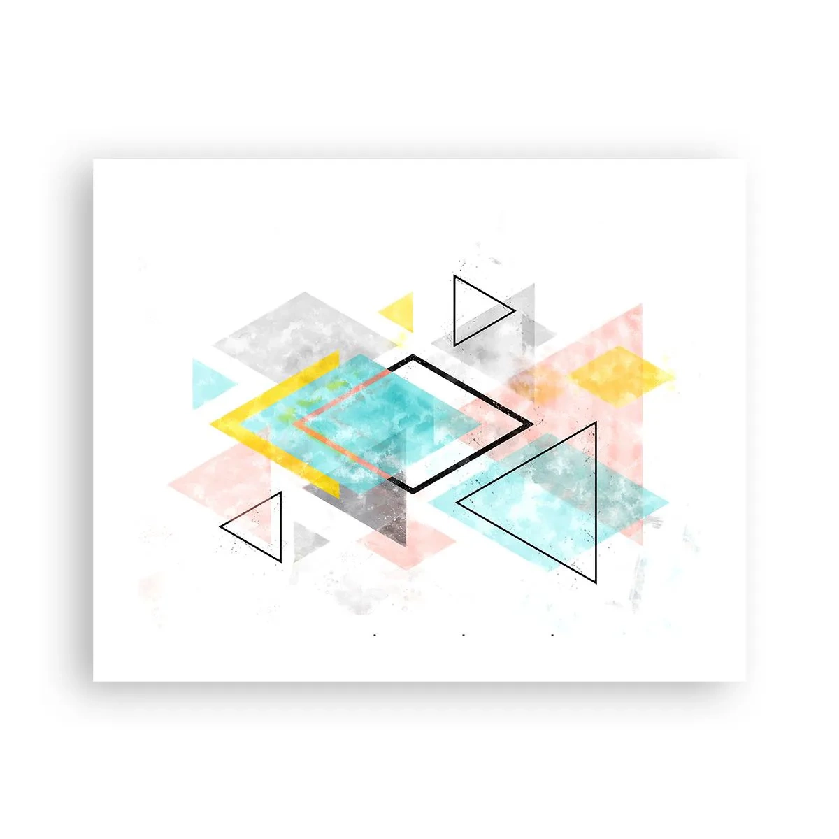 Póster - Un juego geométrico - 50x40 cm