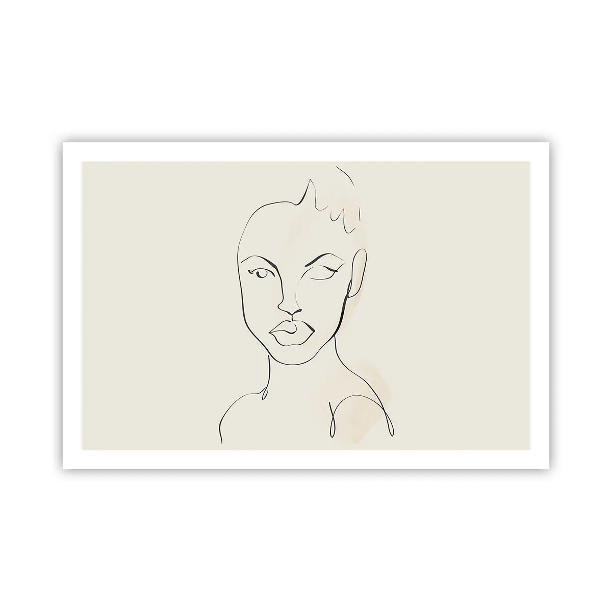 Póster - Un esbozo de sensualidad - 91x61 cm