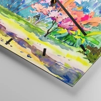 Esfera sin numeración, con rayas