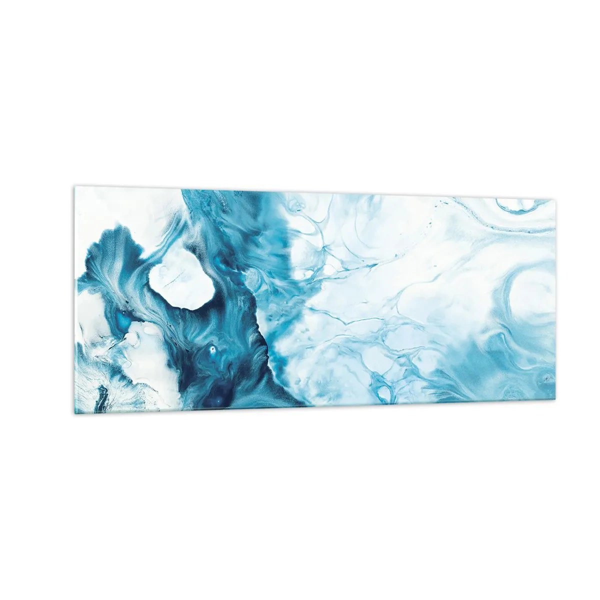 Cuadro sobre vidrio - Impresiones sobre Vidrio - Un concierto azul - 100x40 cm