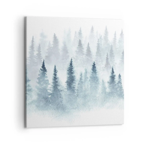 Cuadro sobre lienzo - Impresión de Imagen - Envuelto en la niebla - 60x60 cm