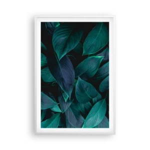 Póster en marco blanco - El propio verde - 61x91 cm