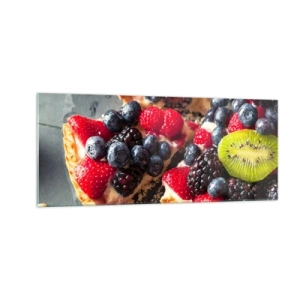 Cuadro sobre vidrio - Impresiones sobre Vidrio - ¡Dolce vita! - 100x40 cm