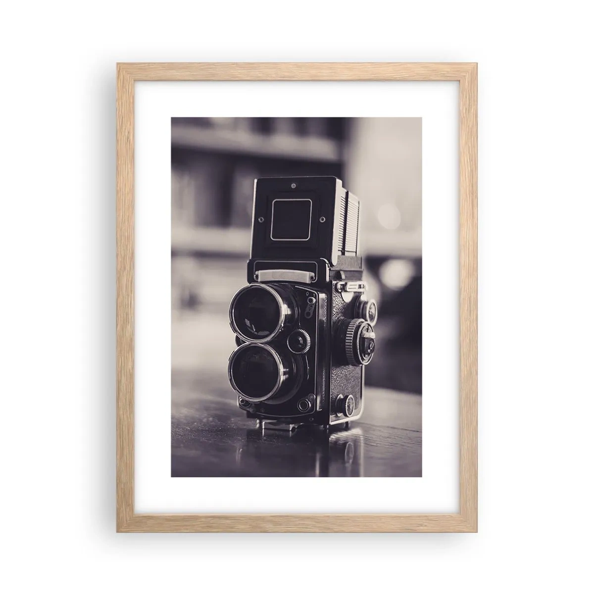 Póster en marco roble claro - La magia de la fotografía antigua - 30x40 cm