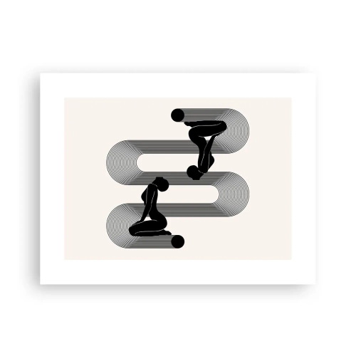 Póster - Simetría sensual - 40x30 cm