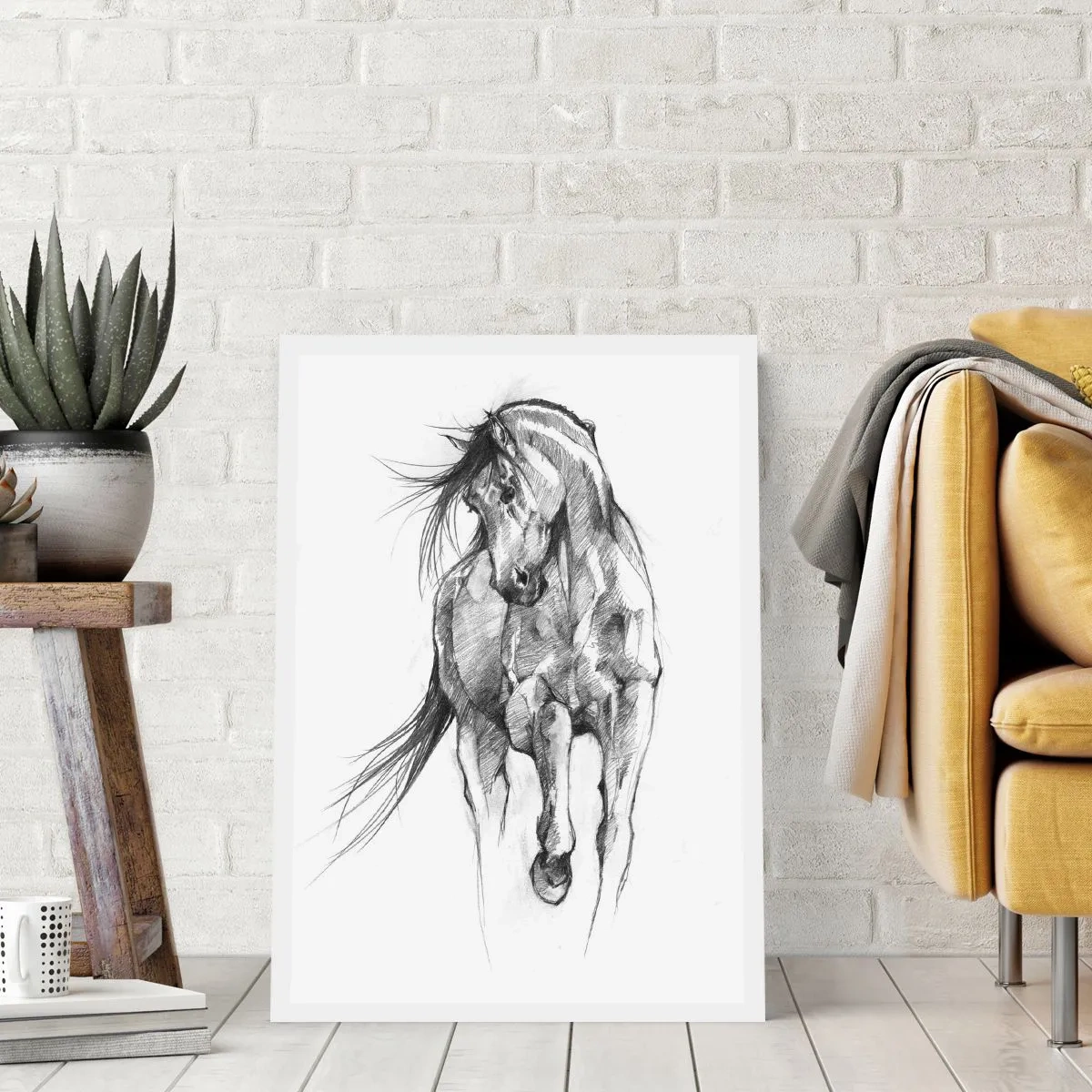 Póster - En un elegante trote - 70x100 cm