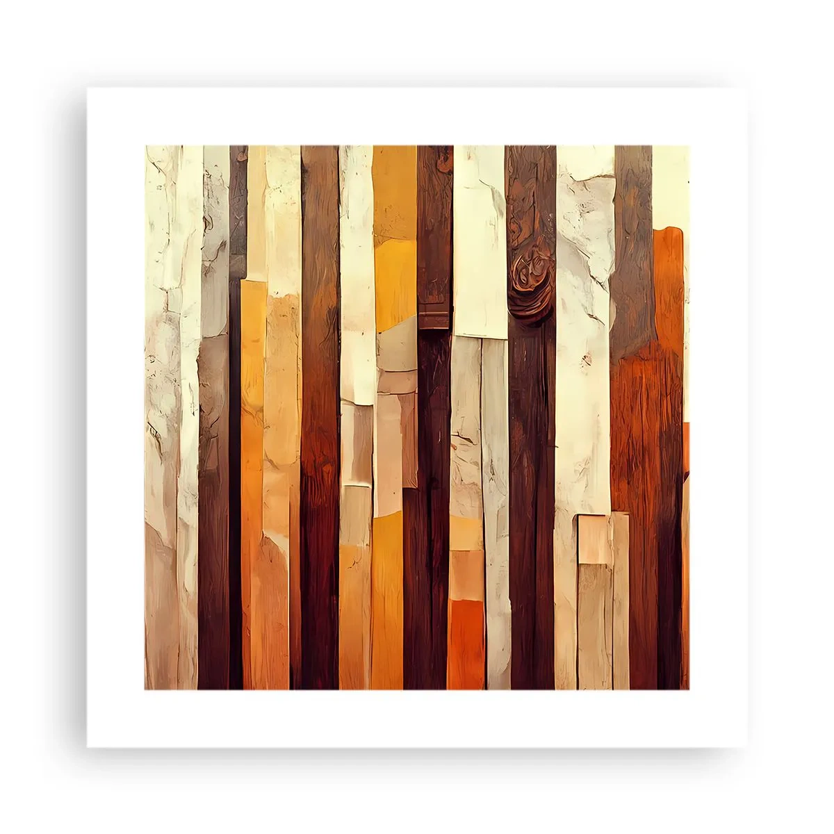 Póster - Himno de los árboles del bosque - 40x40 cm
