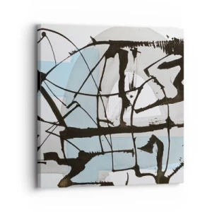 Cuadro sobre lienzo - Impresión de Imagen - Azul a pesar de todo - 30x30 cm