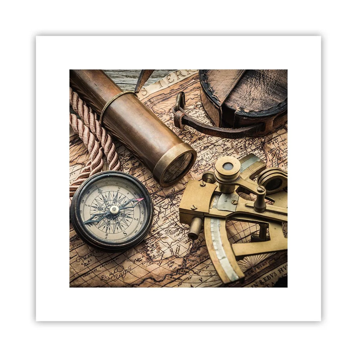 Póster - Establecer un rumbo - 30x30 cm