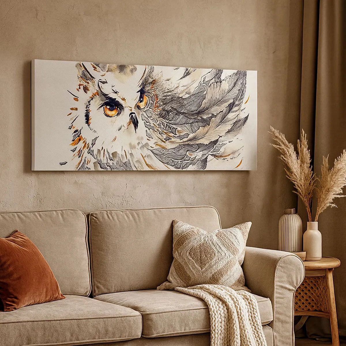 Cuadro sobre lienzo - Impresión de Imagen - Venía de un mundo de magia - 100x40 cm