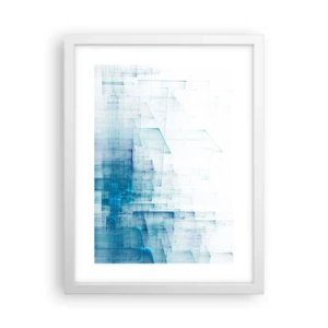 Póster en marco blanco - Cómo se hizo el espacio - 30x40 cm