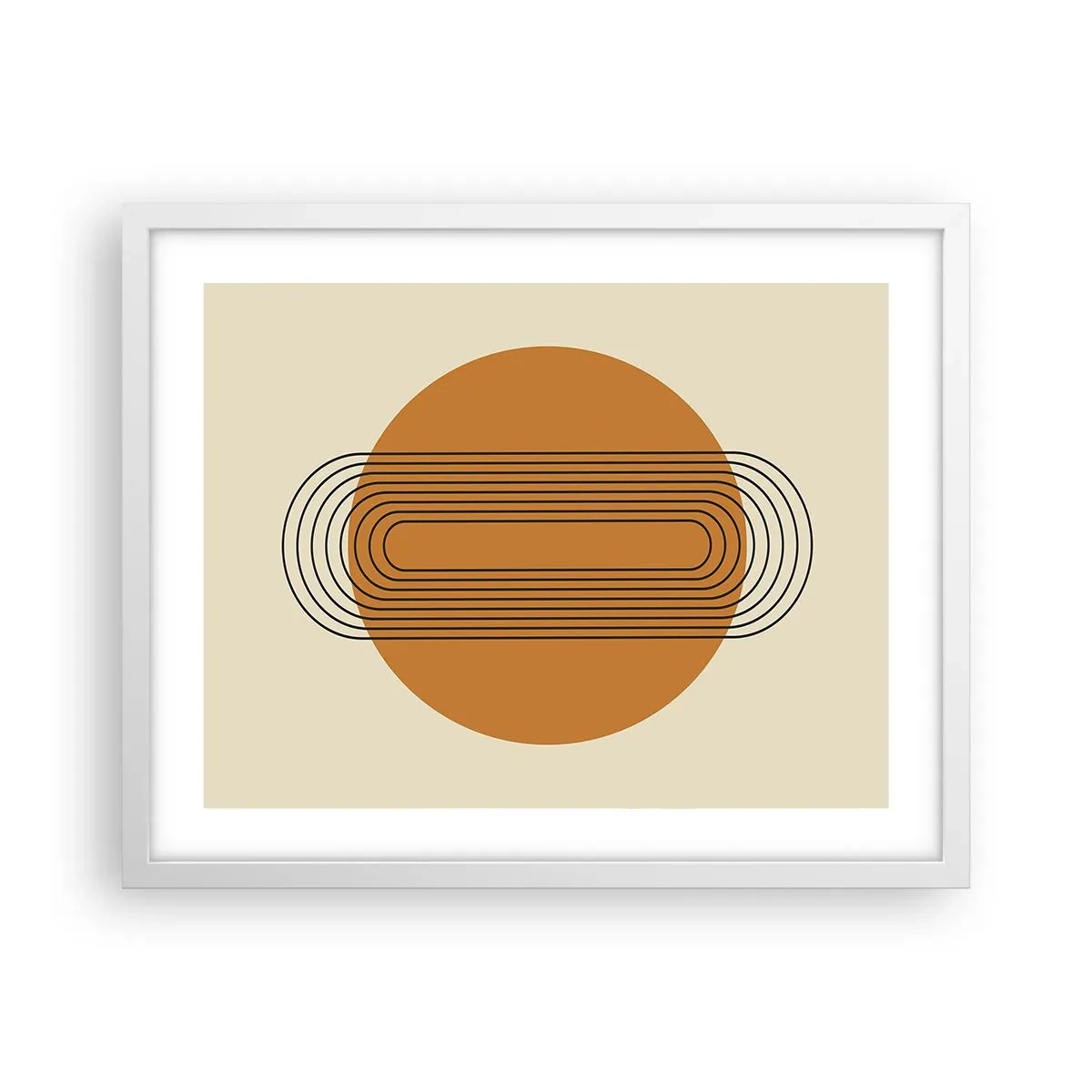 Póster en marco blanco - El plan perfecto - 50x40 cm