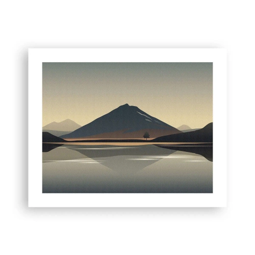 Póster - Reflejo de espejo - 50x40 cm