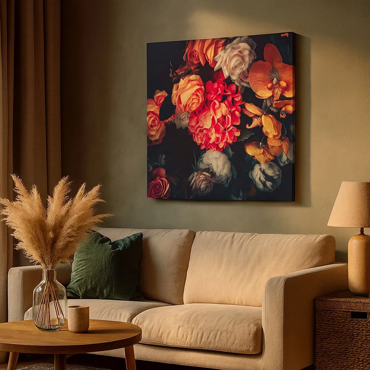 Cuadro sobre lienzo - Impresión de Imagen - Como los maestros holandeses - 30x30 cm