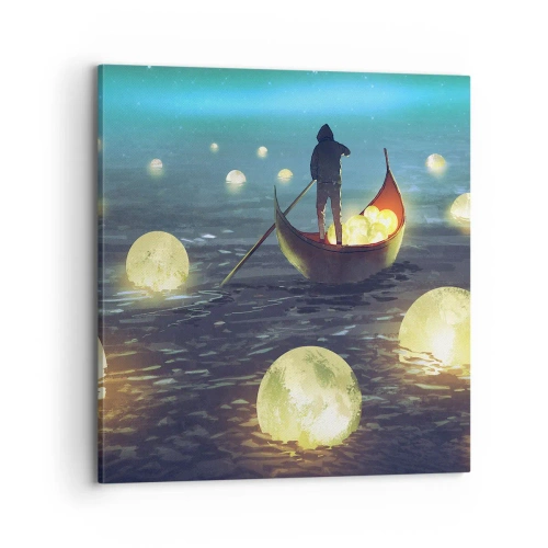 Cuadro sobre lienzo - Impresión de Imagen - Cosas que los filósofos nunca soñaron - 70x70 cm