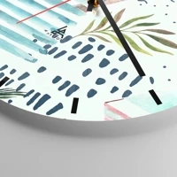 Esfera sin numeración, con rayas