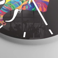 Esfera sin numeración, con rayas