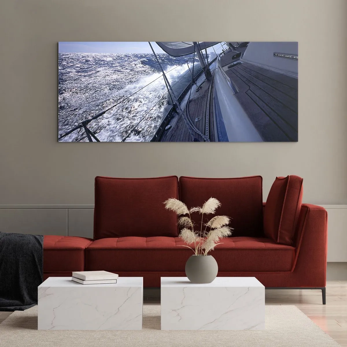 Cuadro sobre vidrio - Impresiones sobre Vidrio - Sé lo que es ser un pájaro - 100x40 cm