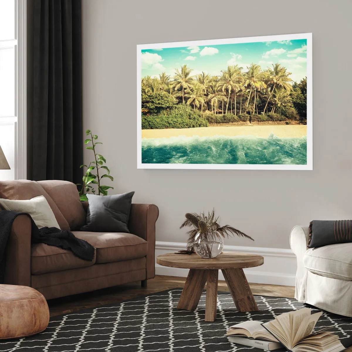 Póster - ¿Qué tal aquí? - 70x50 cm