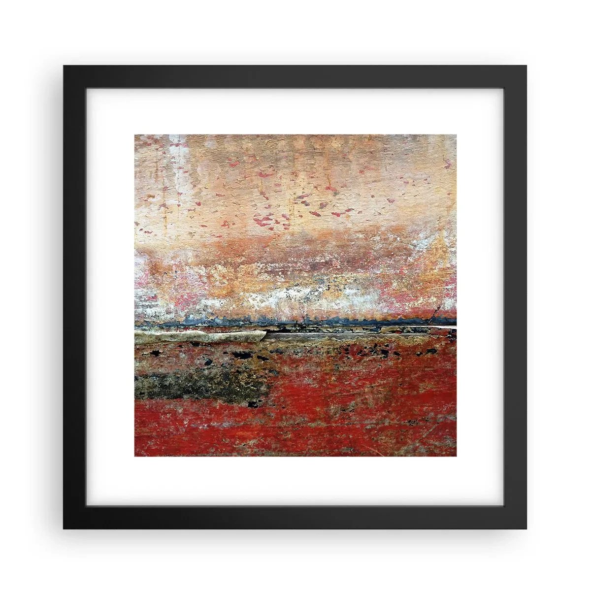 Póster en marco negro - Tal vez sea el mar - 30x30 cm