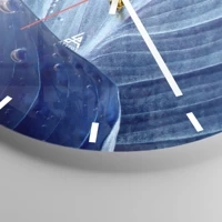 Esfera sin numeración, con rayas