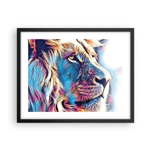 Póster en marco negro - La sabiduría de la naturaleza - 50x40 cm