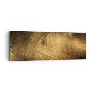 Cuadro sobre lienzo - Impresión de Imagen - En un laberinto de oro - 90x30 cm