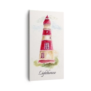 Cuadro sobre lienzo - Impresión de Imagen - Siempre observando - 55x100 cm