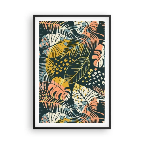Póster en marco negro - Una frondosa fantasía - 61x91 cm