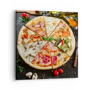 Cuadro sobre lienzo - Impresión de Imagen - Una gama de gustos - 30x30 cm