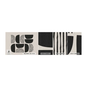 Muestra de fotomural autoadhesivo Deluxe Sticker - Arreglos a medias - bohemia, Pedazo, Minimalismo - 100x30 cm