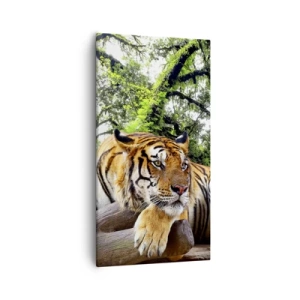 Cuadro sobre lienzo - Impresión de Imagen - Atentamente - 55x100 cm