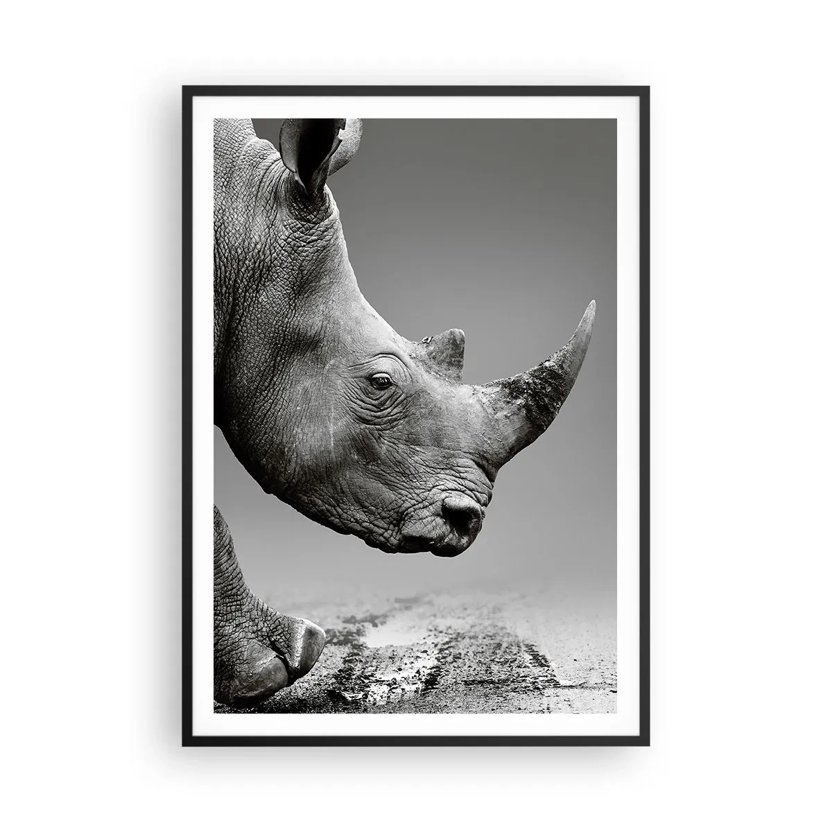 Póster en marco negro - Fuerza imparable - 70x100 cm