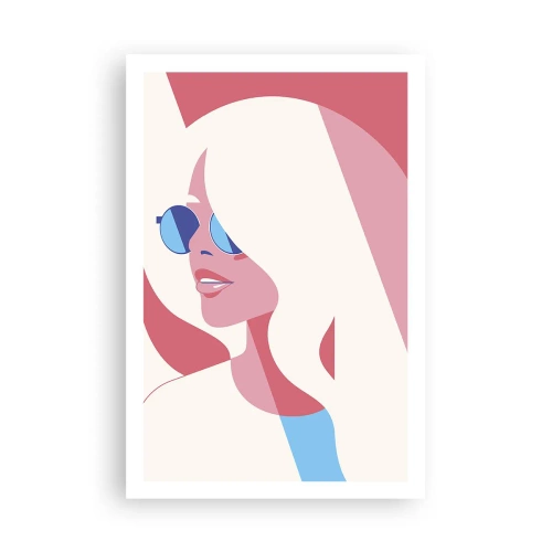Póster - Rubia frente al sol - 61x91 cm