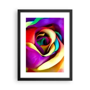 Póster en marco negro - Es imposible - 30x40 cm