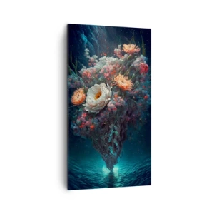 Cuadro sobre lienzo - Impresión de Imagen - Extraño jardín - 45x80 cm