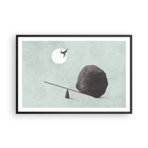 Póster en marco negro - Un sueño hecho realidad - 91x61 cm