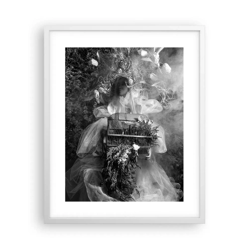 Póster en marco blanco - La madre misma - La naturaleza - 40x50 cm