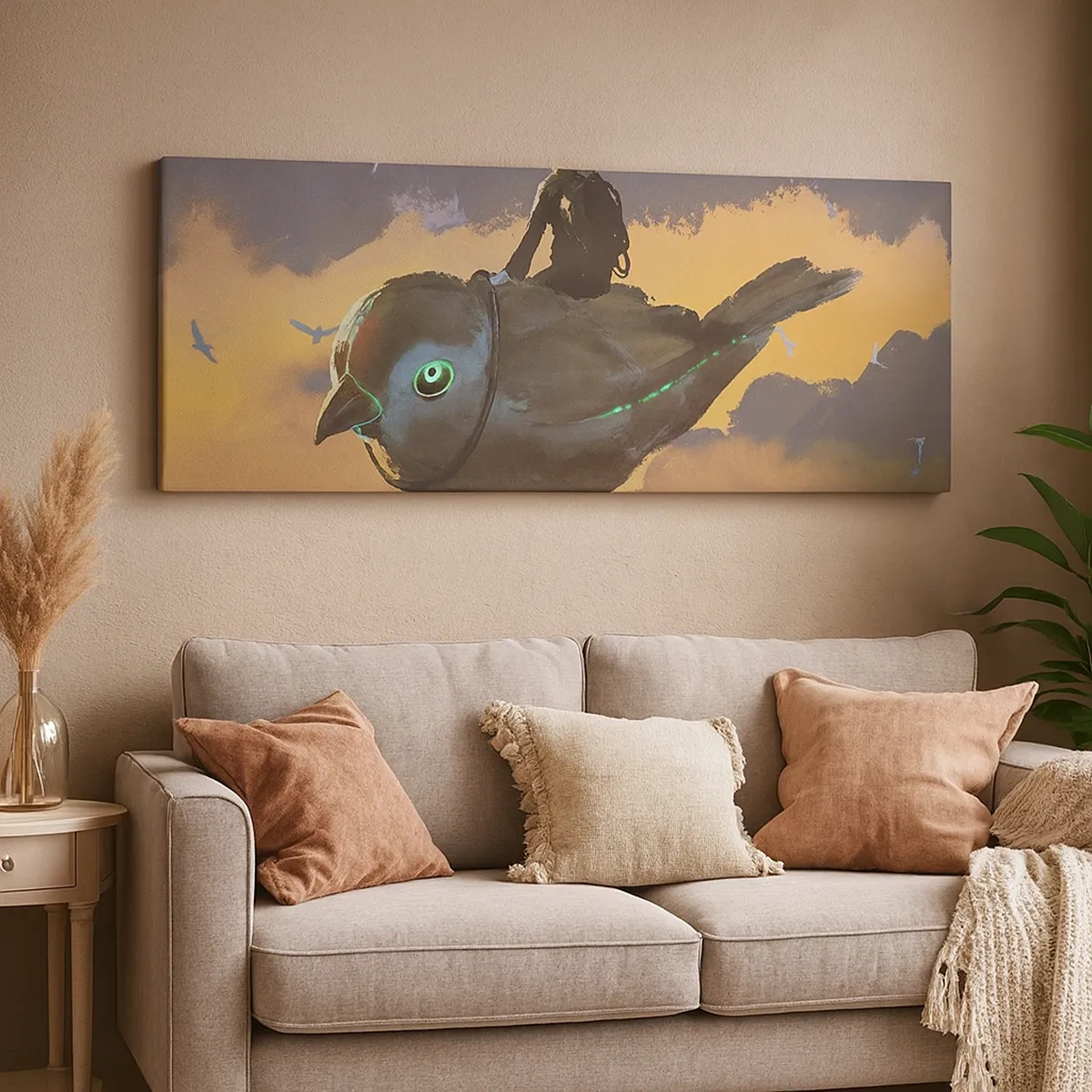 Cuadro sobre lienzo - Impresión de Imagen - Una parada en un viaje fantástico - 30x30 cm