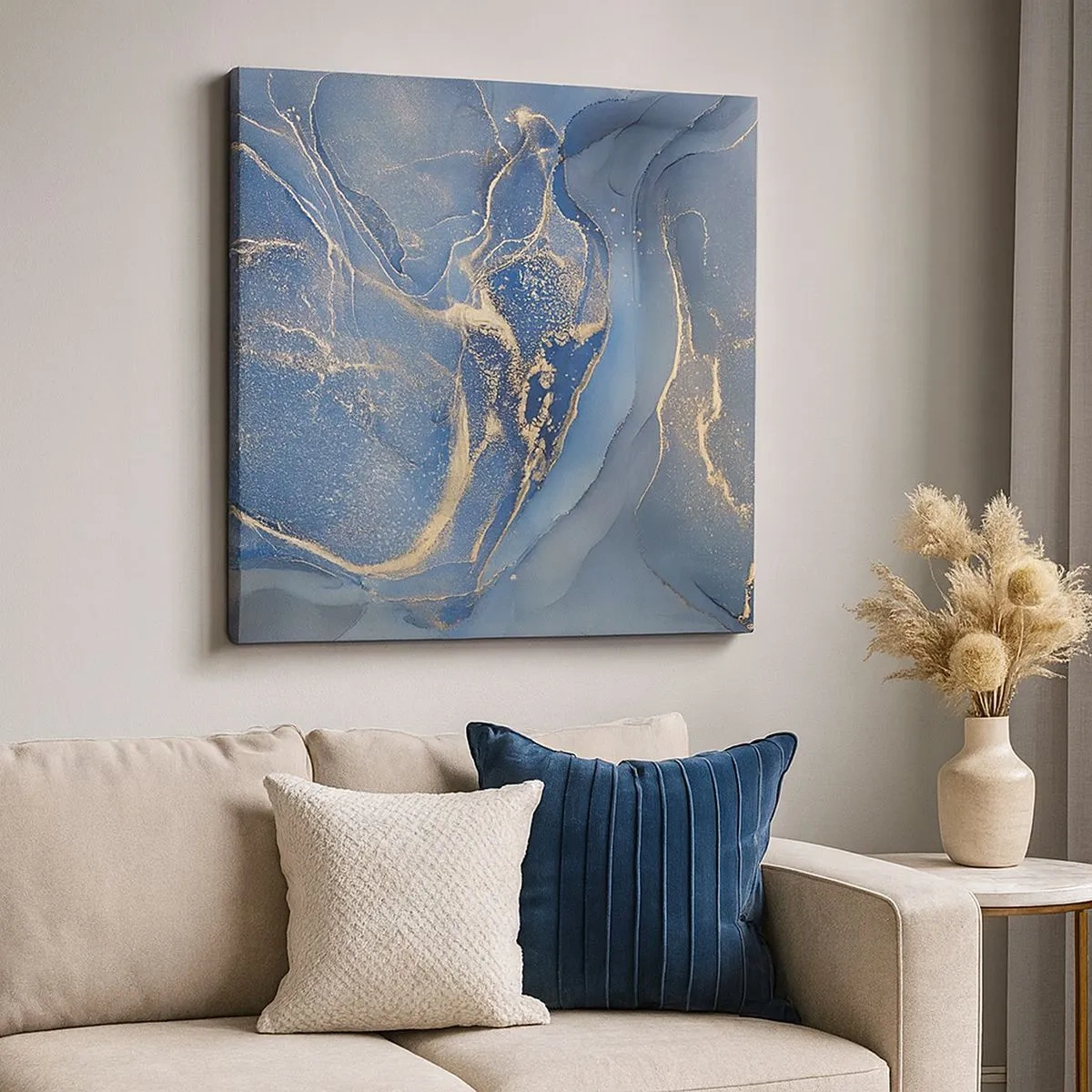 Cuadro sobre lienzo - Impresión de Imagen - Polvo de oro - 30x30 cm