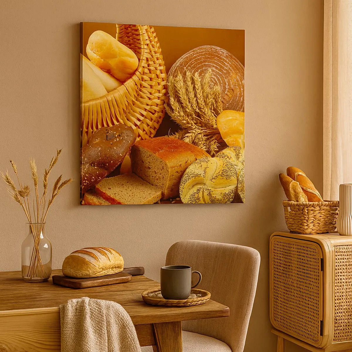 Cuadro sobre lienzo - Impresión de Imagen - Nos han vuelto a hornear - 30x30 cm