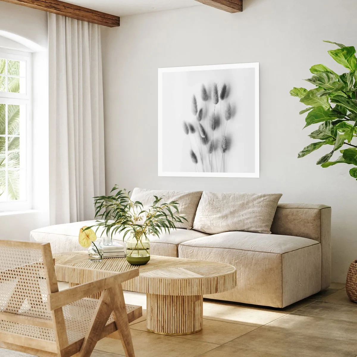 Póster - Esponjas naturales - 40x40 cm