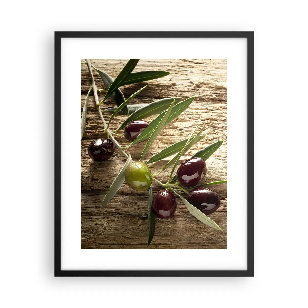 Póster en marco negro - Directamente de la naturaleza - 40x50 cm