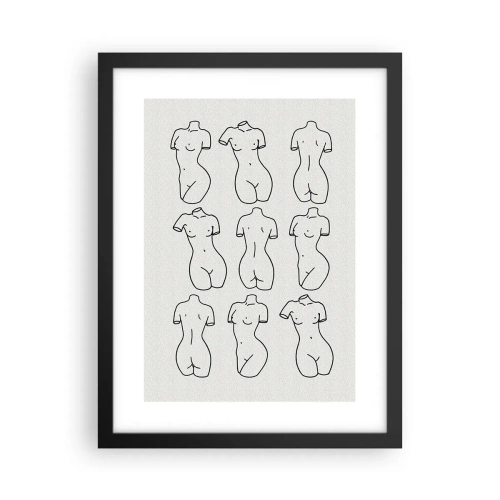 Póster en marco negro - Solo Venus - 30x40 cm