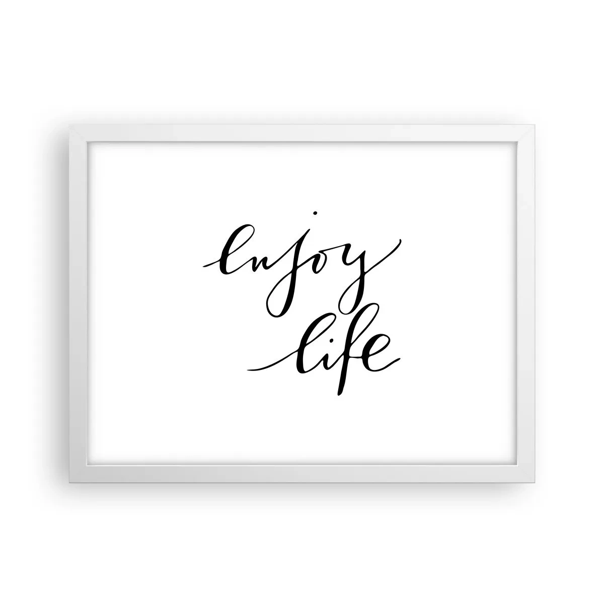 Póster en marco blanco - Nada que añadir... - 40x30 cm