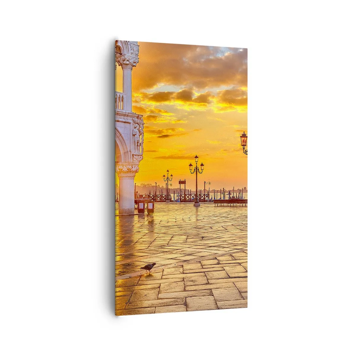 Cuadro sobre lienzo - Impresión de Imagen - ¿Dónde están todos? - 65x120 cm