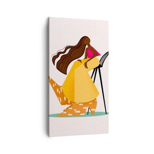 Cuadro sobre lienzo - Impresión de Imagen - La moda también es divertida - 45x80 cm