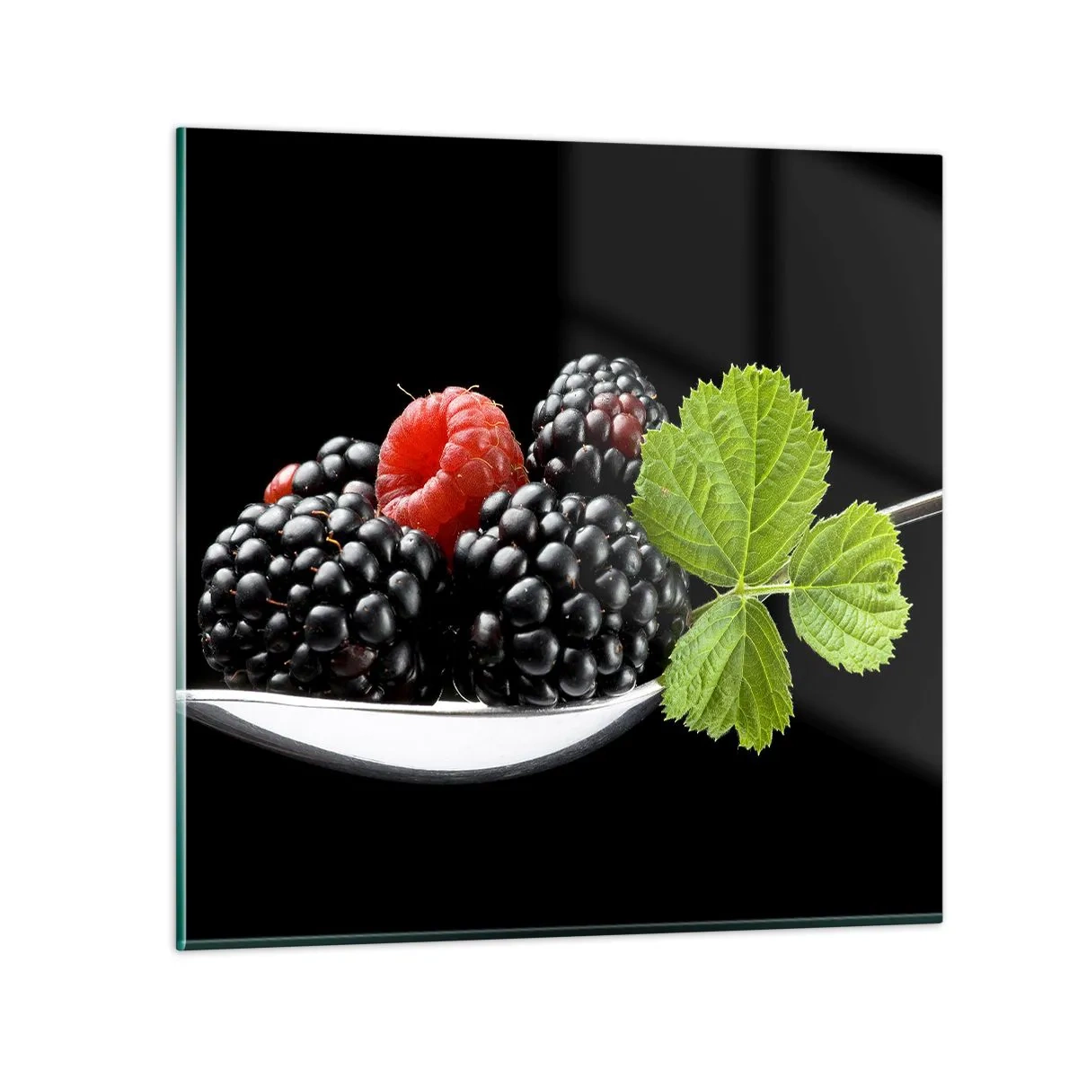 Cuadro sobre vidrio - Impresiones sobre Vidrio - El sabor de la frescura - 50x50 cm