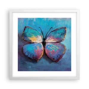 Póster en marco blanco - En todo su esplendor - 40x40 cm