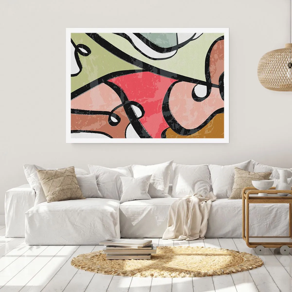 Póster - Piruetas entre colores - 91x61 cm